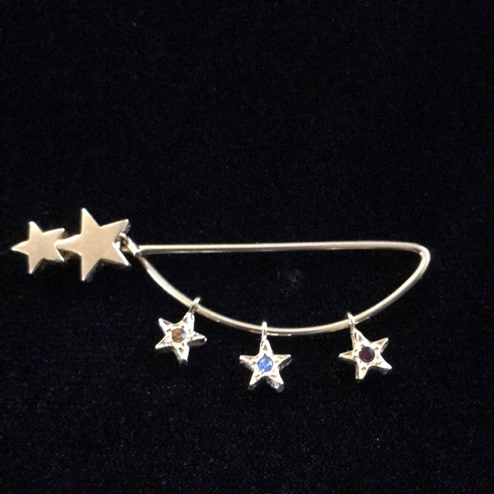 Vintage Arch Stars Brooch, Avon